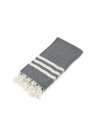 Resim Antrasit Pamuk Bambu Peştemal 