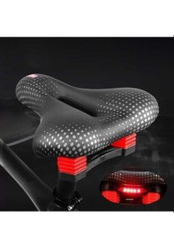 Resim Wondernest Wheel Up Top Sürüş Su Geçirmez Şok Selesi Renkli Kuyruk Köpük Koltuğu Işıklı Egzersiz Bisikleti İçin Emici 916 Uf Çok Renkli 