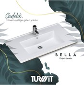 Resim Turavit Bella 80x45.5 Cm Etajer Uyumlu Lavabo 