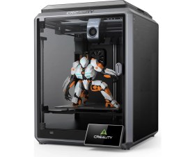 Resim Creality Resmi K1 3D Yazıcı, 2024 Red Dot Ödülleri, 600 Mm/s, Geliştirilmiş 0,1 mm Pürüzsüz Ayrıntılar, Otomatik Dengeleme, Yeni Başlayanlar Için Çift Fanlı Soğutucu, Iş, Kendin Yap, Eğitim 