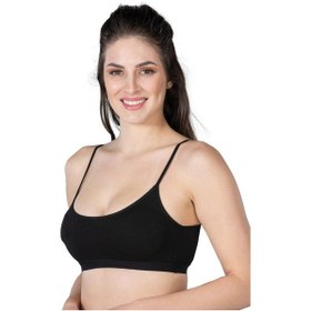Resim Siyah Mı Emay 1425 Modal Cotton Pedli Büstiyer Siyah 