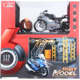 Resim NW NessiWorld 1/12 Motosiklet Ducati PB 3R Sesli ve Işıklı 