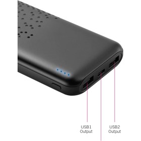 Resim Intouch 10.000 Mah Slim Dual Port Powerbank Tüm Cihazlarla Uyumlu Taşınabilir Şarj Cihazı 