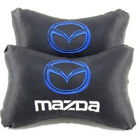 Resim Mazda Deri Boyun Yastığı 2 Li 