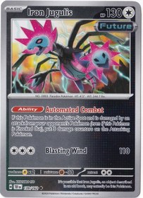Resim Iron Jugulis Reverse Holo 139/162 - Temporal Forces - Pokemon Kartı Mint 