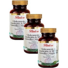 Resim Balen Glukozamin Kondroitin Msm+Boswelia 1200 MG 120 Tablet 3 Adet 