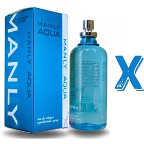 Resim Manly Aqua EDC 125 Ml Erkek Parfüm 24 Adet 
