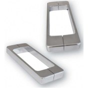 Resim Duşakabin Cam Kapı 2 Kapılık Kulp 14Cm--16Cm Lik - Krom Diğer 