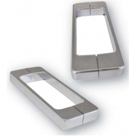 Resim Duşakabin Cam Kapı 2 Kapılık Kulp 14Cm--16Cm Lik - Krom 
