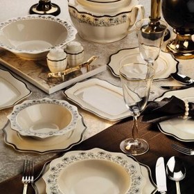 Resim Royal London Camelia 60 Parça 12 Kişilik Yemek Takımı 