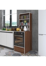 Resim Kenzlife ankastre fırın dolabı esmacan cvz 165*60*56 mutfak eko düz 