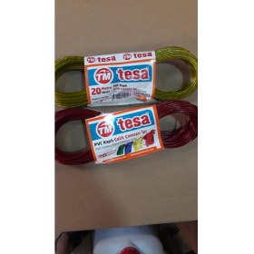 Resim Tesa Pvc Kaplı Çelik Çamaşır Ipi 20 Metre 2 Adet 