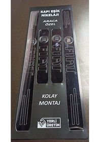 Resim Fiat Egea Uyumlu Kapı Eşiği + Kapı Koruyucu 