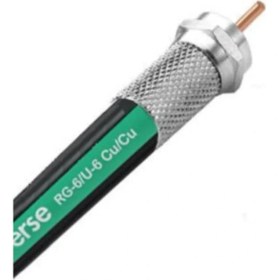 Resim Erse RG6U6 Tam Bakır Cu/cu Anten Kablosu 5 Mt 