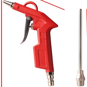 Resim Badem10 Uzun Ağızlı Uçlu 1/4" Kompresör Uyumlu Hava Üfleme Tabancası Temizlik Toz Giderme Tabancası Ucu 