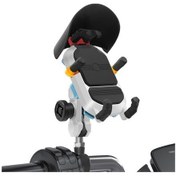 Resim Ulzyvf Su Geçirmez Hırsızlık Önleyici Evrensel M8 Vidalı Motosiklet Telefon Tutucu 360 Döner 3.5-6.5 İnç Diğer 