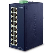 Resim Endüstriyel 16-Port 10/100TX Fast Ethernet Switch (-40~75 derece C)&lt;br&gt;Industrial 16-Port 10/1 Planet