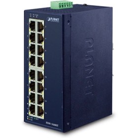 Resim Endüstriyel 16-Port 10/100TX Fast Ethernet Switch (-40~75 derece C)&lt;br&gt;Industrial 16-Port 10/1 