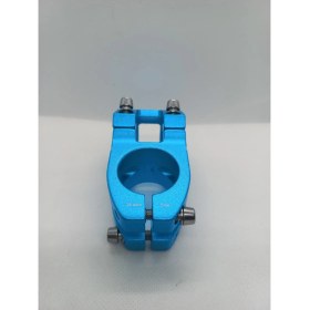 Resim Ovela Bisiklet Gidon Boğazı Mtb Bmx Yol Yarış Uyumlu - 31.8mm Alüminyum Güçlü Boğaz Turkuaz Renkli 
