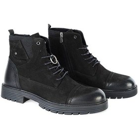 Resim Pierre Cardin Nubuk Siyah %100 Deri Erkek Bot 77650 (554349787) 