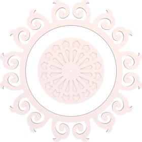 Resim Motifpiyer Lamba Tavan Göbeği 03-Motifli-Yuvarlak-1-Dış Çıtalı 