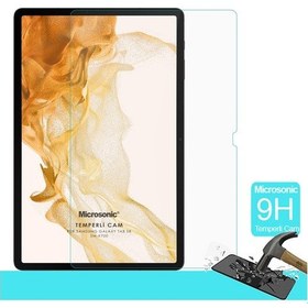 Resim Microsonic Samsung Uyumlu Galaxy Tab S8 X700 Tempered Glass Cam Ekran Koruyucu 