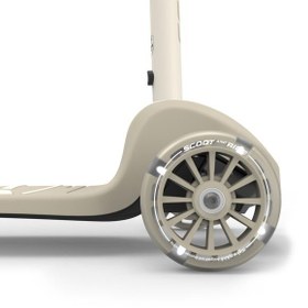 Resim Scoot and Ride Highwaykick 3S Çocuk Scooterı, Ash - LED Tekerlekli, Katlanabilir ve Ayarlanabilir 