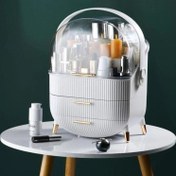 Resim House By Uyumlu House Çekmeceli Makyaj Kozmetik Düzenleyici Organizer Beyaz Parça 