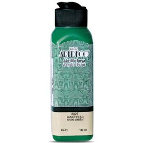 Resim Artdeco Akrilik Boya 140 ML Haki Yeşil 070R-3027 