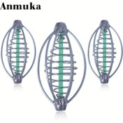 Resim Anmuka Sevgililer Günü Balıkçılık Yemi Kafesi 3'lü Paket, Şamandıralı Yem Sepeti, Uzun Mesafeli Atış Besleyici 