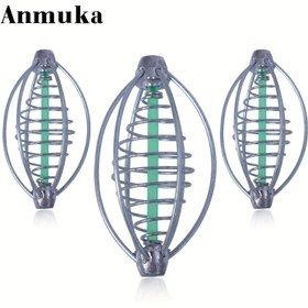 Resim Anmuka Sevgililer Günü Balıkçılık Yemi Kafesi 3'lü Paket, Şamandıralı Yem Sepeti, Uzun Mesafeli Atış Besleyici 