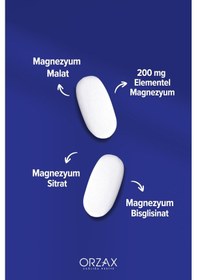 Resim Extramag 200 Mg Magnezyum Içeren Takviye Edici Gıda 60 Tablet 