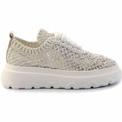 Resim Bambi Lame Örgü Kadın Sneaker K01459301816 