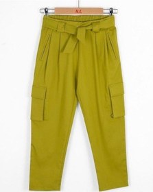 Resim Nk Kids Kız Çocuk Yüksek Bel Pantolon-13996-yeşil Yeşil 