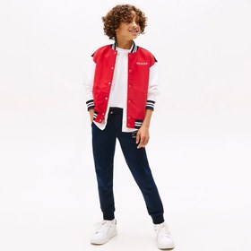 Resim Tommy Hilfiger Cuffed Leg Logo Çocuk Lacivert Eşofman Altı 