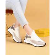 Resim Layki Dracia Gümüş Renkli Lüx Süet Kadın Günlük Yürüyüş Ayakkabısı 