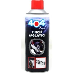 Resim 404 Motosiklet - Bisiklet Zincir Yağı 400 ml Aşınma Önleyici Özellikler ile Metal Parçalar için Etkili Koruma 