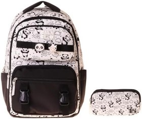 Resim Sweet Kız Çocuk Panda Baskılı Okul Sırt Çantası ve Kalemlik Seti - SETCC-C4059C 