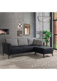 Resim Bobby Modüler Çift Yönlü Köşe Koltuk Takımı Antrasit 