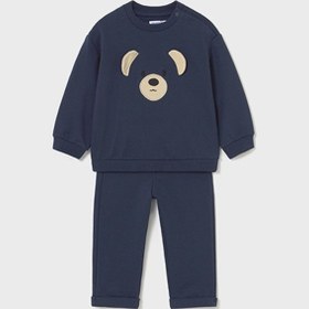 Resim Mayoral Erkek Bebek Lacivert Sweat Pantolon Takım 2597 Lacivert 