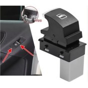 Resim ELEKTRİKLİ CAM SİSTEMİ KONTROL DÜĞMESİ için for VOLKSWAGEN Jetta, Tiguan, Golf MK5 MK6, Passat, Touran, SEAT MK2 5K0959855, Piller dahil değildir. 