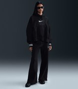 Resim Nike Sportswear Phoenix Fleece High-Waisted Wide-Leg Graphic Pants 