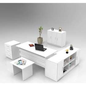 Resim Robin Home Verona Abcef Ofis Büro Masa Takımı 