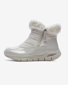 Resim SKECHERS ARCH FİT SMOOTH - COOL PUFF Kadın Beyaz Kar Botu 167252 WWHT 