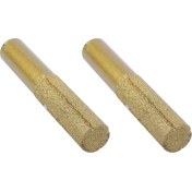 Resim 2x Altın 13MM Dia Elmas Profil Mermer Için Düz Yönlendirici Bit (Yurt Dışından) 