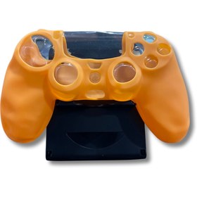 Resim YUES Ps4 Joystick Silikon Kılıf Dualshock Koruyucu Kılıf Turuncu 