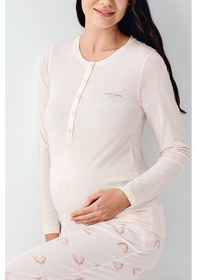 Resim Pierre Cardin Piere Cardin 9066 Modal Hamile Lohusa Pijama Takım V1 
