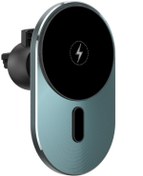 Resim Tech&bello accessories 15W Kablosuz MagSafe Özellikli Şarj ve Araç İçi Telefon Tutucu 