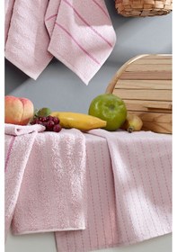 Resim Elart Sophia Mutfak Havlusu 6 Adet 45x30 Cm Pudra Pudra 