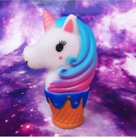 Resim Hdmarketim 4 Farklı Renk Değiştiren Külahta Unicornled Lamba 